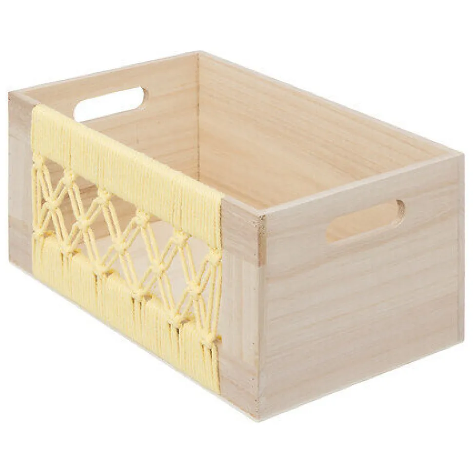 Zestaw 3 skrzynek Australie drewniane