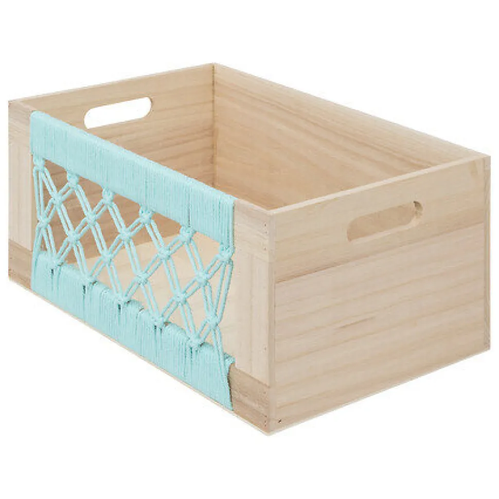 Zestaw 3 skrzynek Australie drewniane