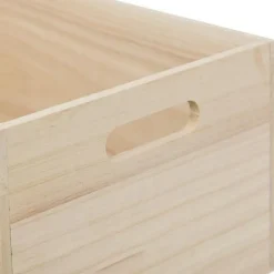 Zestaw 3 skrzynek Australie drewniane