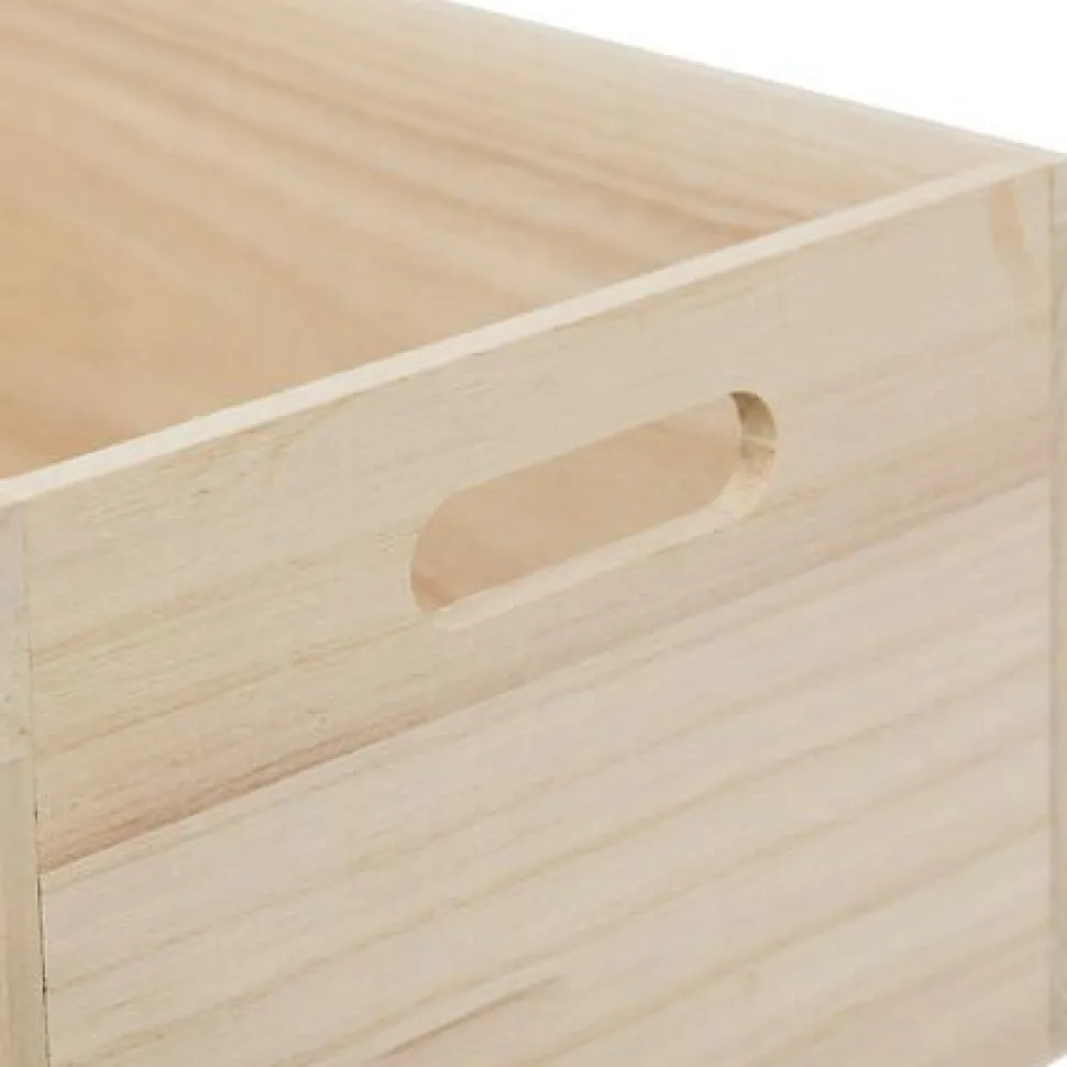 Zestaw 3 skrzynek Australie drewniane