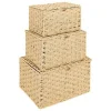 Zestaw 3 skrzynek Elio naturalny