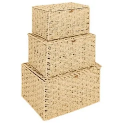 Zestaw 3 skrzynek Elio naturalny