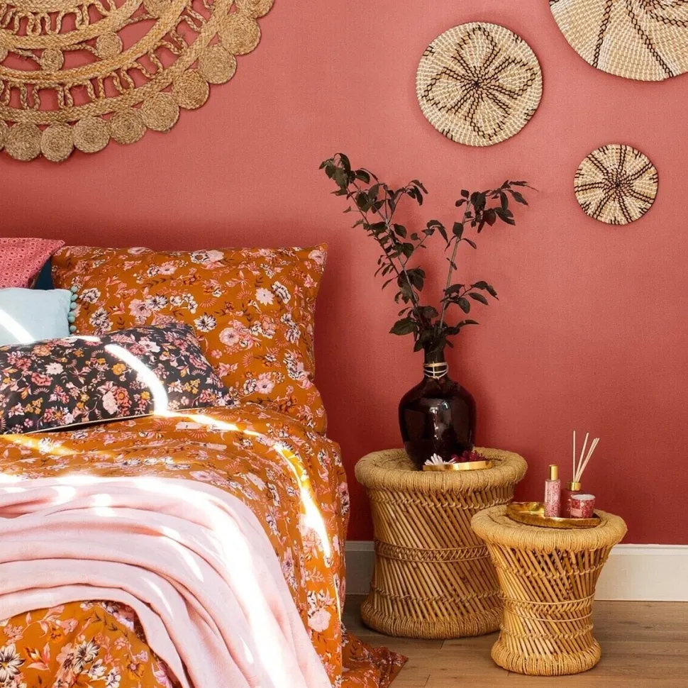 Zestaw 2 stolików Corde naturalne/czarne