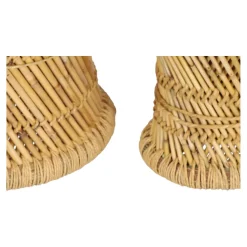 Zestaw 2 stolików Corde naturalne