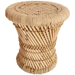 Zestaw 2 stolików Corde naturalne