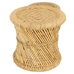 Zestaw 2 stolików Corde naturalne