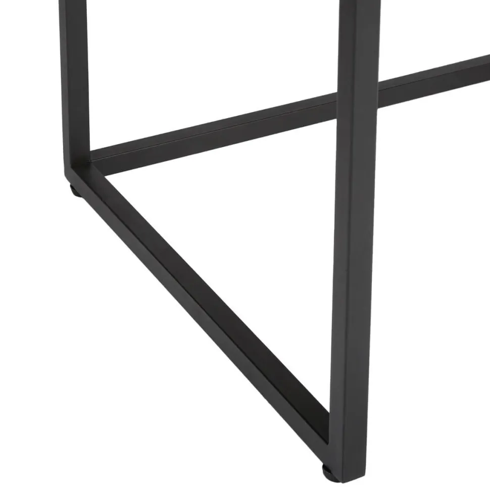 Zestaw 3 stolików Edena akacja/metal