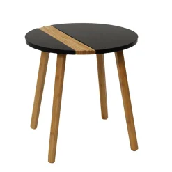 Zestaw 2 stolików kawowych Paraiba czarny/naturalny