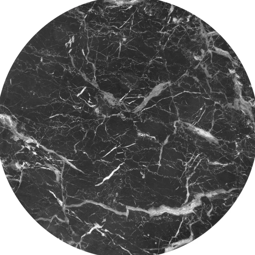 Zestaw 2 stolików kawowych Yvetta czarny