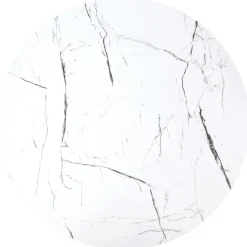 Zestaw 2 stolików kawowych Yvetta biały