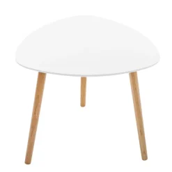 Zestaw 3 stolików Mileo S białych