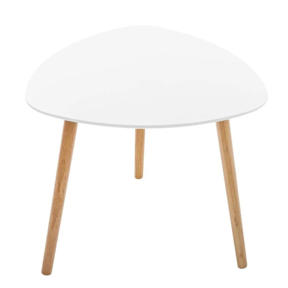 Zestaw 3 stolików Mileo S białych