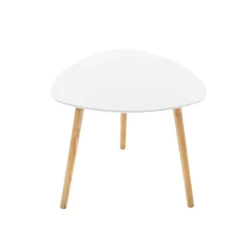 Zestaw 3 stolików Mileo S białych