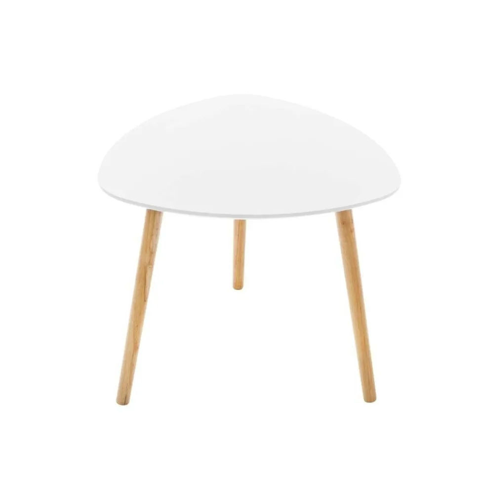 Zestaw 3 stolików Mileo S białych