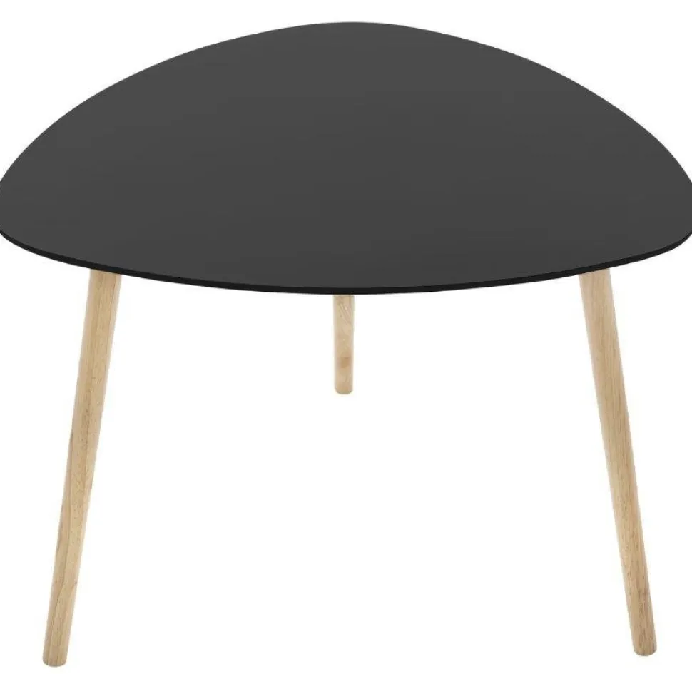 Zestaw 3 stolików Mileo S czarny