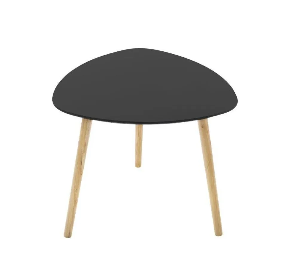 Zestaw 3 stolików Mileo S czarny