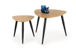 Zestaw 2 stolików Minessa dąb