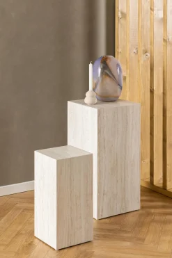 Zestaw 2 stolików pomocniczych Dice