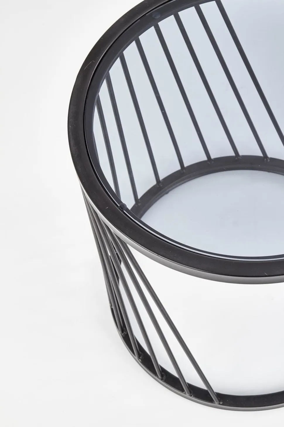 Zestaw 2 stolików Tornello czarny /