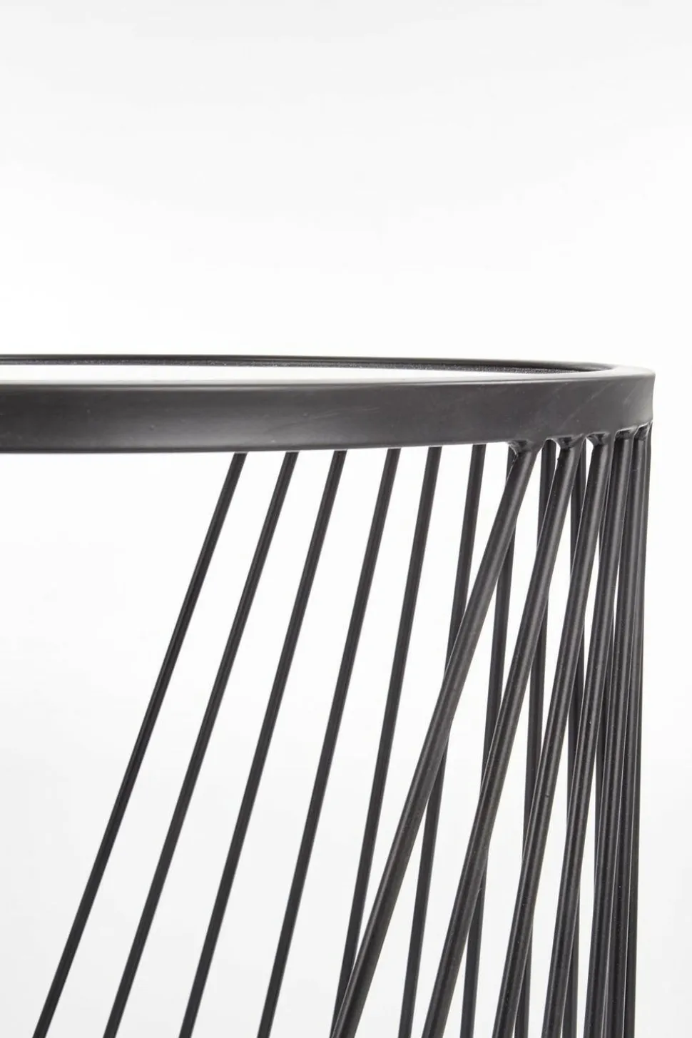 Zestaw 2 stolików Tornello czarny /