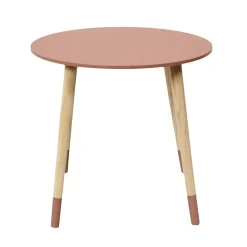 Zestaw 2 stolików Trundle różowe