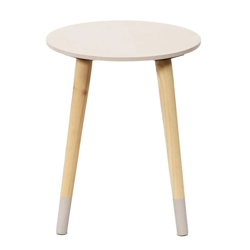 Zestaw 2 stolików Trundle różowe