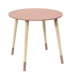 Zestaw 2 stolików Trundle różowe