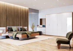 Zestaw 2 szafek nocnych dostawnych do łóżka Tissa