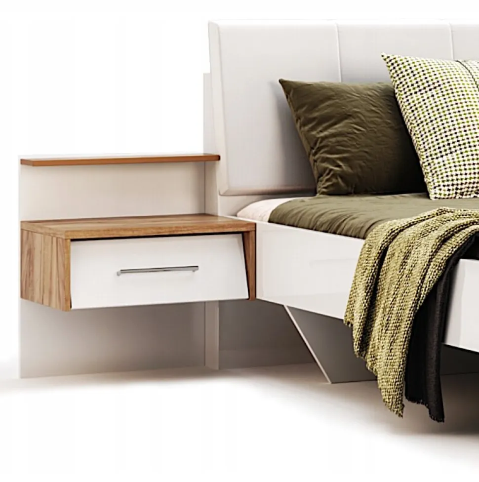 Zestaw 2 szafek nocnych Madera z LED