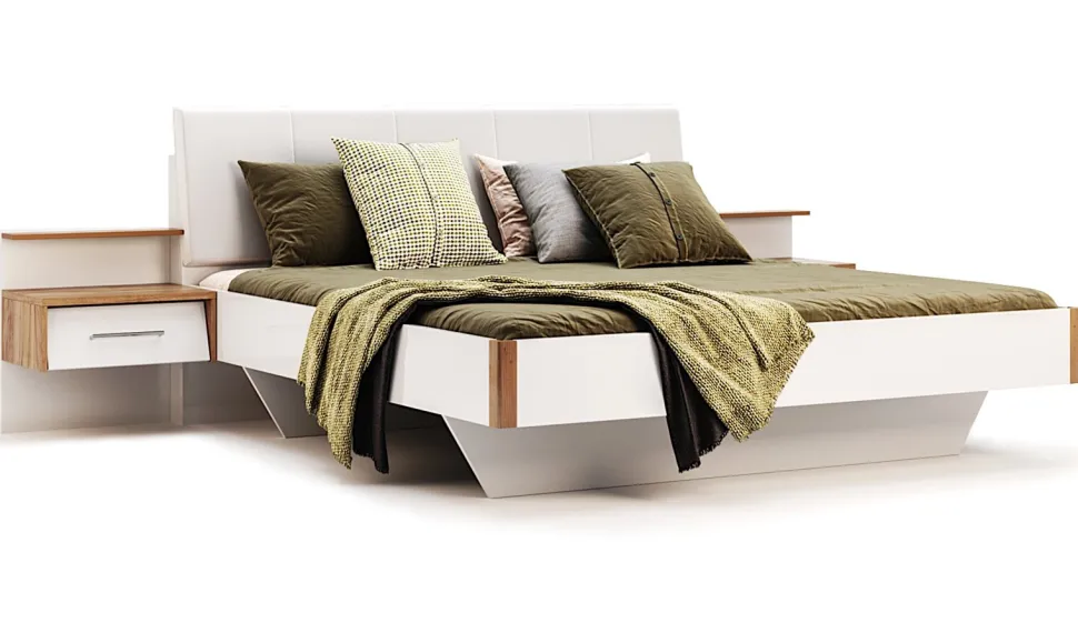 Zestaw 2 szafek nocnych Madera z LED