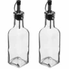Zestaw 2 szklanych butelek na olej i ocet 0,16 l