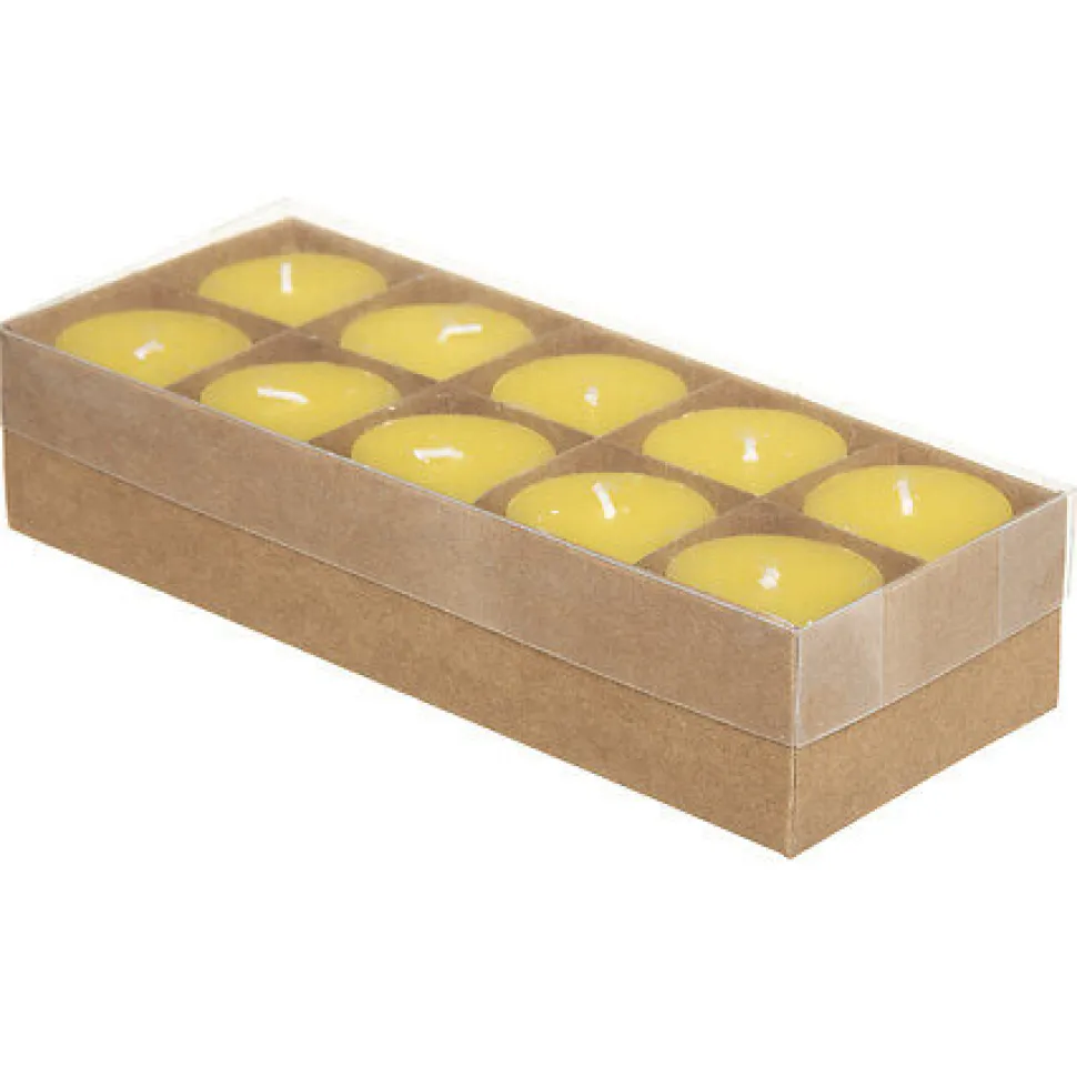 Zestaw 10 świec zapachowych citronella 480 g