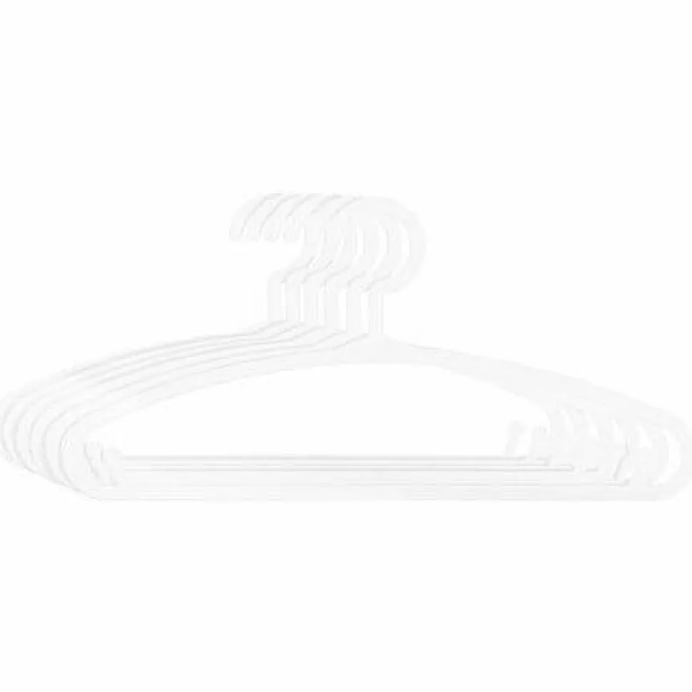 Zestaw 6 wieszaków dziecięcych białych