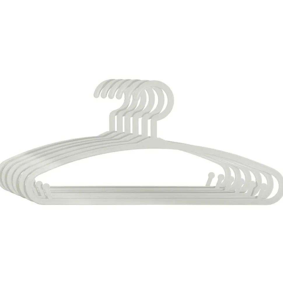 Zestaw 6 wieszaków dziecięcych szarych