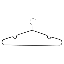 Zestaw 10 wieszaków Messa czarne