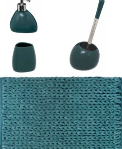 Zestaw akcesoriów łazienkowych Colors morski