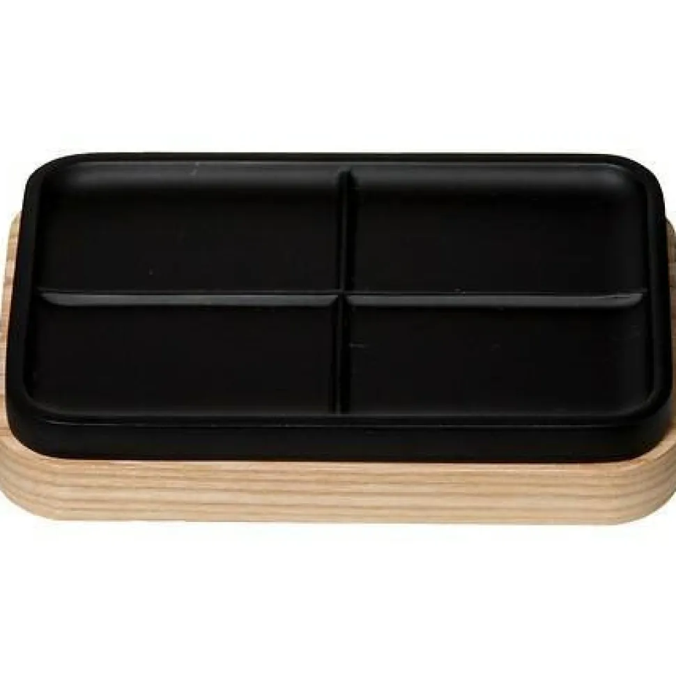 Zestaw akcesoriów łazienkowych Natureo czarny