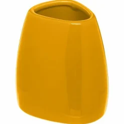 Zestaw akcesoriów łazienkowych Colors II musztardowy