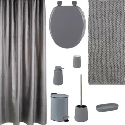 Zestaw akcesoriów łazienkowych Colors I szary