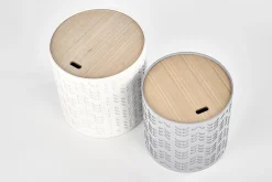 Zestaw dwóch stolików Lamba biały /