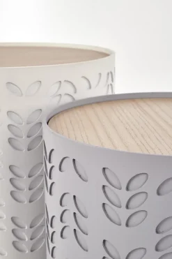 Zestaw dwóch stolików Lamba biały /