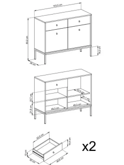 Zestaw mebli do salonu Evora beżowy