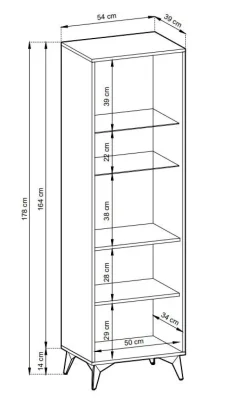 Zestaw mebli do salonu w jodełkę Fargo