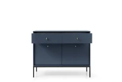 Zestaw mebli do sypialni Evora granatowa