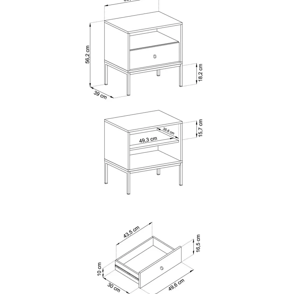 Zestaw mebli do sypialni Evora beżowy