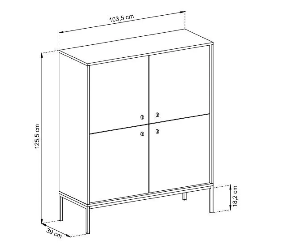 Zestaw mebli do sypialni Evora beżowy