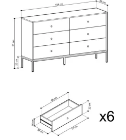 Zestaw mebli do sypialni Evora beżowy