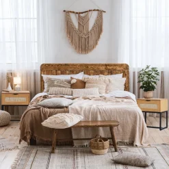 Zestaw mebli do sypialni Capri w stylu boho