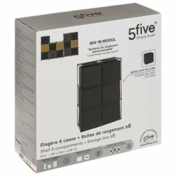 Zestaw półek Mix n`Modul z 6 podstawowymi skrzynkami