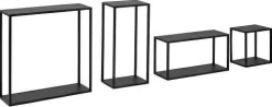 Zestaw półek wiszących Geelong czarny